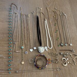 Jewelry Haul Kendra Scott Heart Pearl Clover Druzy Beads Ring Earrings Necklace